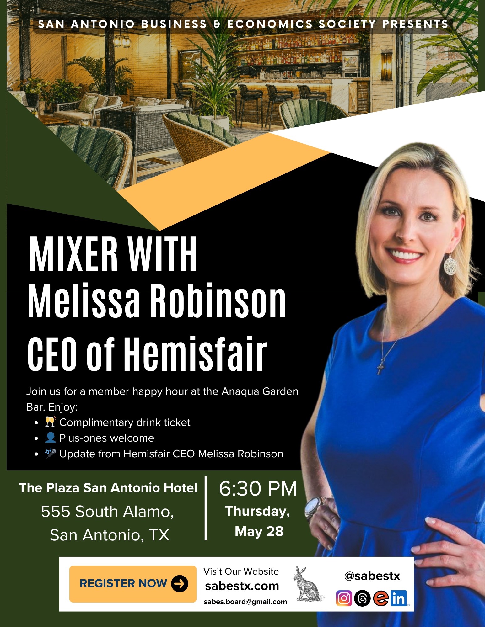Mixer with Melissa Robinson CEO of Hemisfair